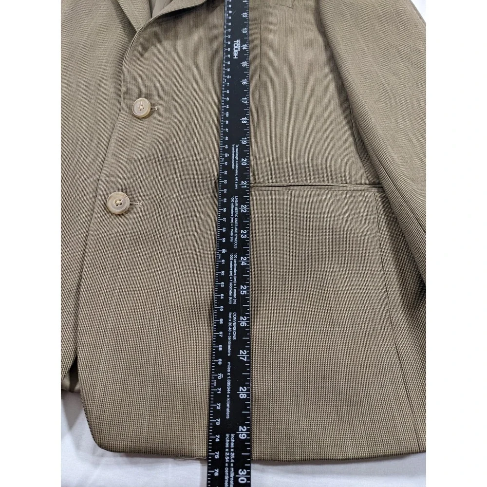 RALPH LAUREN Houndstooth 2 Button Dbl Vented Blazer Sport Coat‎ Jacket 42 L